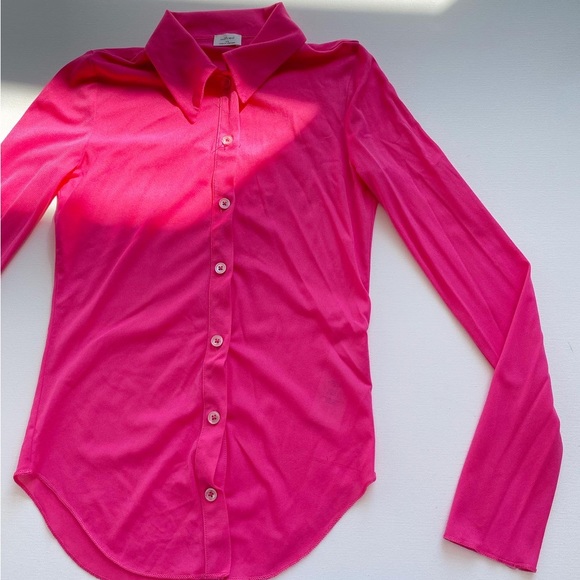 Aritzia Wilfred | See through button up - Picture 2 of 3